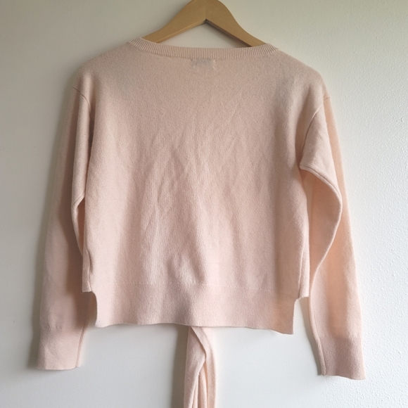 Club Monaco,‎ Haylen Cashmere Sweater,  Soft Pink, Size XS - Picture 6 of 6